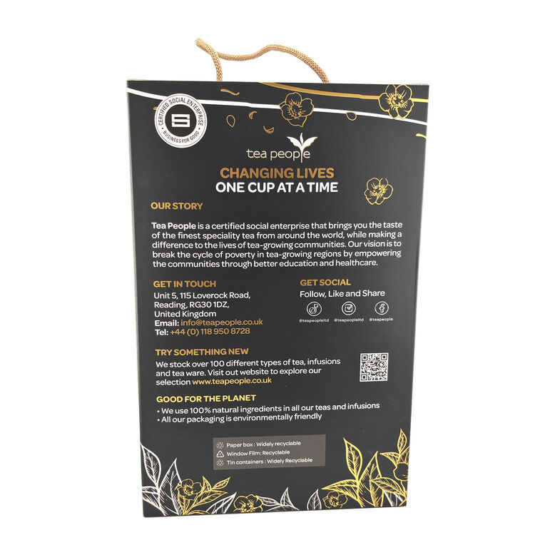 Evening Loose Tea Set - 3 x teas + 1 infuser  + 1 tea measuring spoon, , hi-res